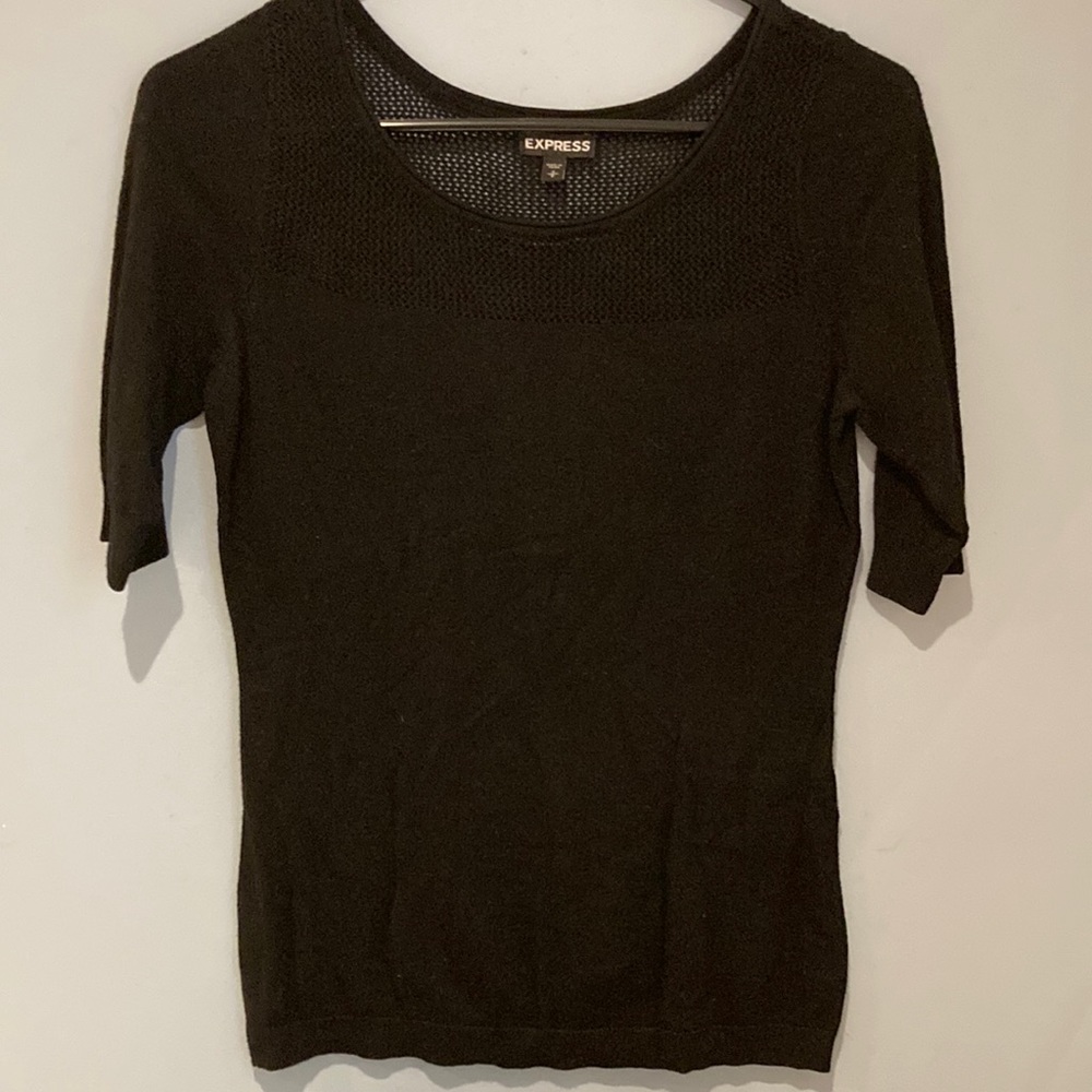 Express black dress top size small